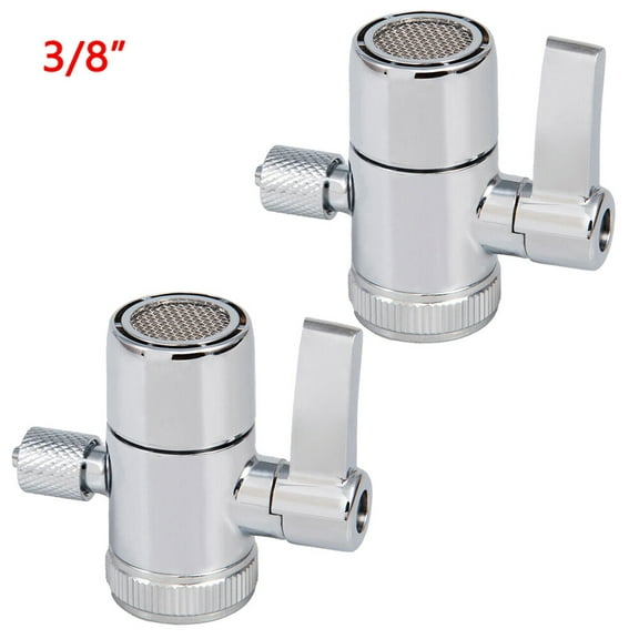 2 1/4“ 3/8” Adapter Diverter Valve for Kitchen Bathroom Sink Faucet Water Filter