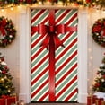 thumbnail image 2 of Merry Christmas Door Cover 35x71 Christmas Gift Box Present Hanging Banner Decoration Winter Holiday Bow Window Door Cover, 2 of 7
