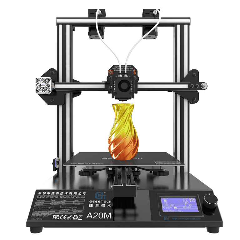 Geeetech Upgrade A20M 3D Printer, Multi-Color 3D Printing Dual Print Volume as 255×255×255mm3 - Walmart.com