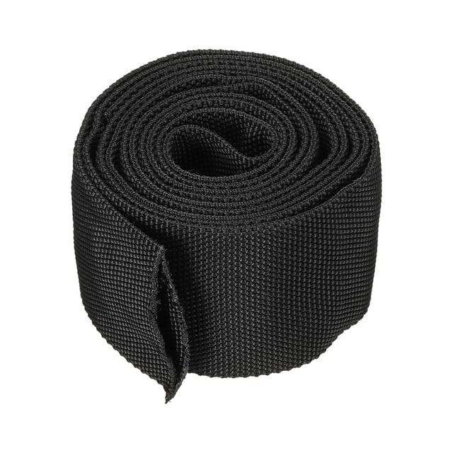 Unique Bargains 2.4' ID 6.5FT Nylon Protective Hose Sleeve, Cable Cover Sheath Protection, Black