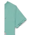 thumbnail image 3 of Wonder Nation Little Girls Short Ruffle Sleeve Graphic Tee, Sizes 4-10, 3 of 3