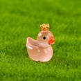 thumbnail image 4 of Ovzne Glowing In-The-Dark Duckling Doll - 2X1.7Cm Resin Small Ornament, Fish Tank Decoration, Moss Tank Accessory, Cute Mini Figurine For Diy Home Decor, 4 of 5