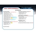 thumbnail image 6 of 2024 Topps Chrome Baseball Breaker Delight, 6 of 11