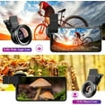 thumbnail image 4 of BYXAS Phone Camera Lens, 2 in 1 Cell Phone Clip-on Lens Kit 0.45X Wide Angle Lens 140°+ 12.5X Macro Lens Clip-on iPhone Lens for Phone and Most of Android Smartphone, 4 of 8