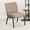 Beige Fabric/Copper Vein Frame, variant on Emma + Oliver 21"W Church Chair, Beige Fabric Book Rack/Copper Vein Frame