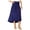 Blue - nwa, variant on G.H. Bass & Co. Womens Basic High-Low Skirt, Blue, Medium