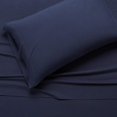 thumbnail image 2 of Drap de Lit en Jersey de Coton ZMLEVE - Simple, Bleu Marine, 2 of 5