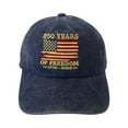 thumbnail image 6 of U.S. 250th Anniversary Hat 1776-2026, Patriotic Baseball Cap with 250 Years Freedoms Design, Funny Embroidered Caps for Men, Dad & Cycling, 6 of 6