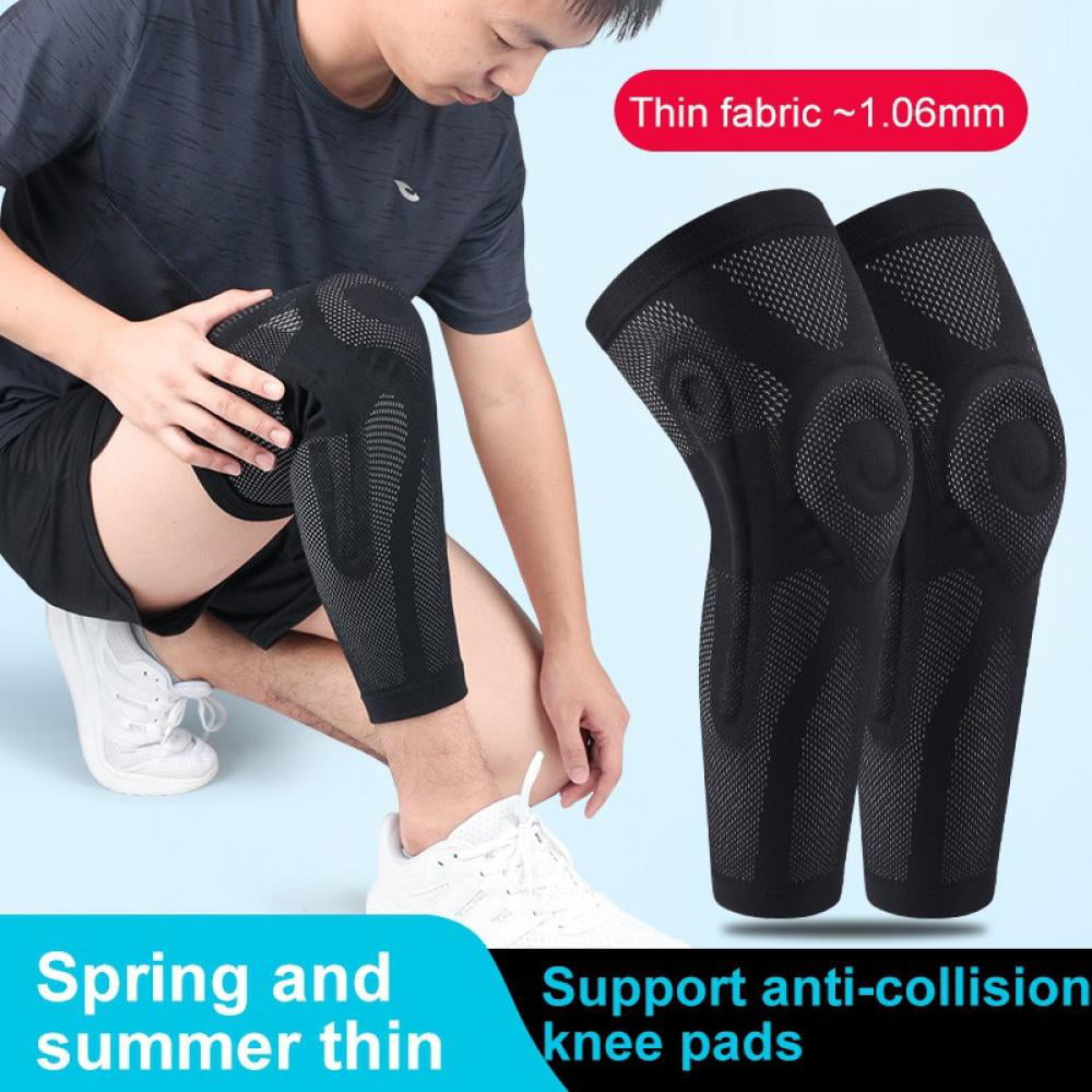 TININNA Unisexe Knee Brace Genouillères Bandage Manches de Coton Protège Genous pour Football Volleyball Tennis Course Danse 