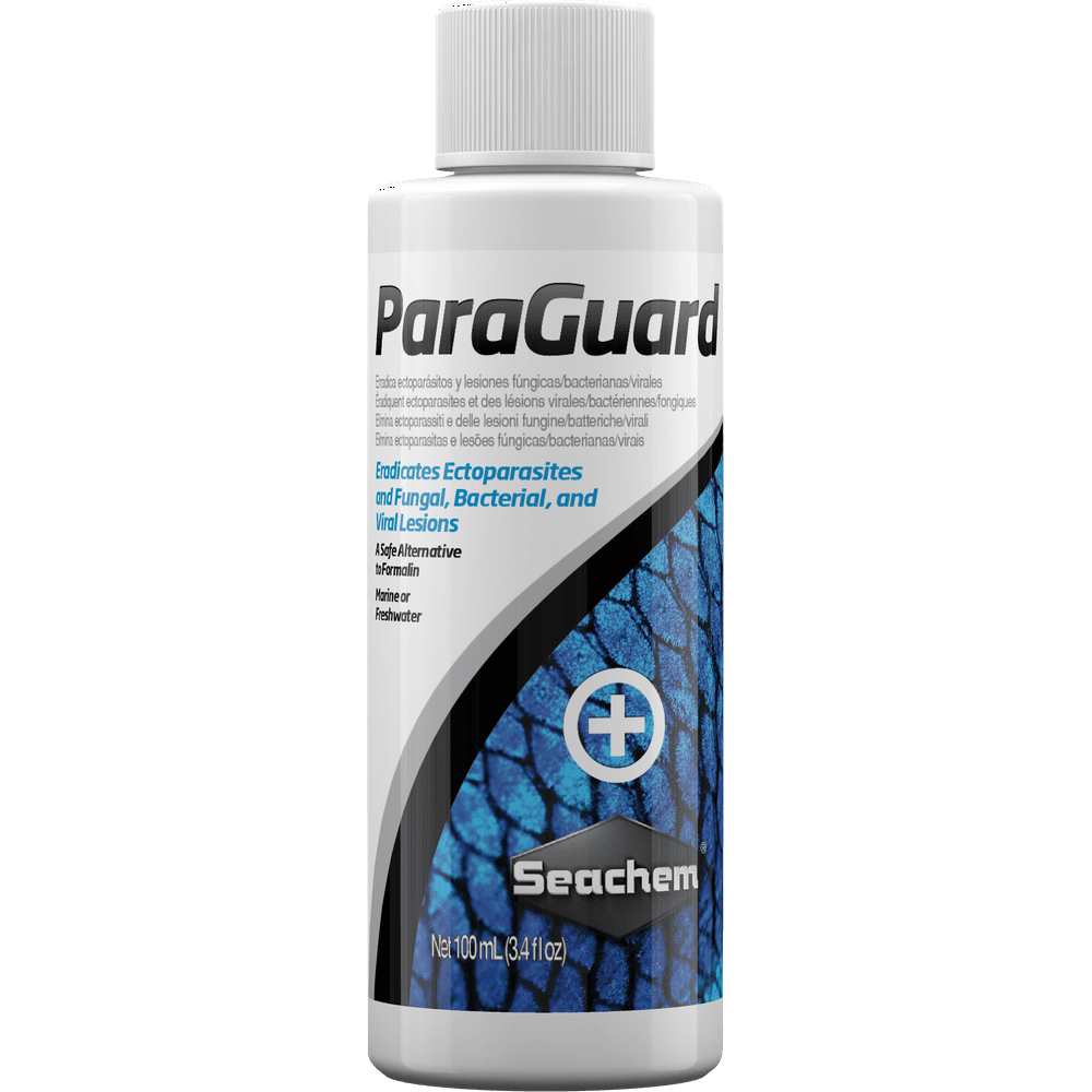 Seachem Paraguard Eradicates Ectoparasites & Fungal, Bacterial & Viral ...