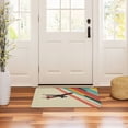 thumbnail image 3 of Yayeee Doormat for Indoor Entrance 32" x 20" Non Slippery Floor Rug, Colorful Plane Stripes, 3 of 8