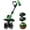 Type02, variant on Lnow Cordless Tiller Cultivator, 300RPM Electric Garden with  4PCS Tiller 9-Inch Tilling Width, 7-Inch Depth Rototiller for Gardening, Weeding, Soil Cultivation