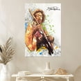 thumbnail image 2 of Jimi Hendrix Great Gift For Musicians, Guitarists and Rock n Roll Fans - Retro Chic Home Decor Size 24''x36'' - Postora, 2 of 5