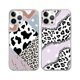 thumbnail image 1 of HAYAN 2 Pack Splice Leopard for iPhone 12 Pro Max 6.7" Phone Case,Star Cow Purple Aesthetic Design Cases Soft Silicone Slim TPU Shockproof Protective Fundas for Teen Girls Women,Multicolor, 1 of 1