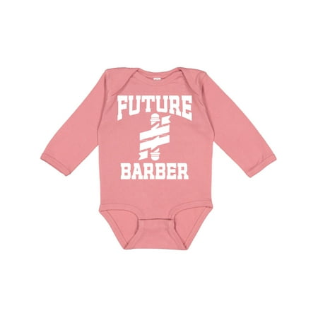 

Inktastic Future Barber Stylist Gift Baby Boy or Baby Girl Long Sleeve Bodysuit