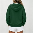 thumbnail image 4 of Zip Up Hoodie Women 2026 Long Sleeve Fall Winter Oversized Sweatshirts Zipper Oversized Cute Jackets with Pockets, 4 of 7