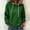 004 Green, variant on WRFWUL St Patricks Day Hoodie Women Fashion Shamrock Print Hoodies Long Sleeve Comfortable Casual Waffle Sweatshirt