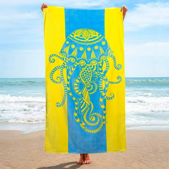 Beach Towel - Large Microfiber Quick Dry & Absorbent Towel for Pool, Beach & Travel