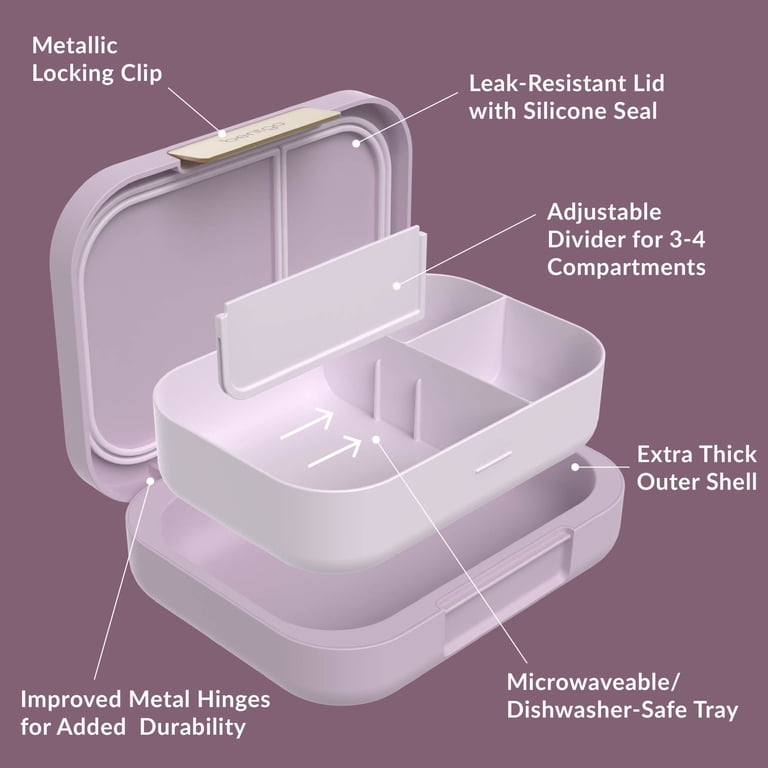 OFFSCH 4 Stück Karton Bento-Box-Gurt Bento-Zubehör Silikon-Bento