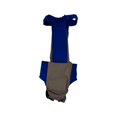 thumbnail image 3 of Barkertime Royal Blue Cat Diaper Snappy Overall, 3 of 4