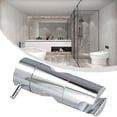 thumbnail image 4 of Adjustable Shower Head Holder for Slide Bar,Universal 19-25MM O.D. Rail Head Bracket Holder for Slide Bar Slider Clamp Bathroom Replacement 360 Degree Rotation Sprayer Holder (ABS Chrome), 4 of 10