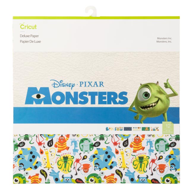 Cricut Disney Deluxe Paper, Monster's Inc, Sampler