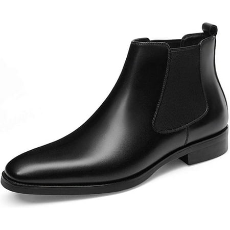 

Shaire Mens Chelsea Boots Leather Dress Boots for Men