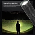 thumbnail image 2 of XHP50 Super Bright Flashlight with Built-in Battery Rechargeable Flashlight Flashlight Rotating Zoomable Portable Torch Light for Camping Night Fishing Patrol, 2 of 8