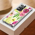 thumbnail image 3 of Summer Flower Case for Samsung Galaxy S22 Ultra,Aesthetic Colourful Floral Plant Case for Men Women,Unique Soft TPU Bumper Case Cover, 3 of 5