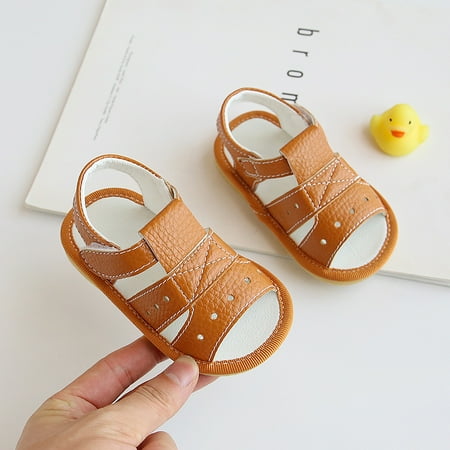 

Toyella Baby toddler shoes with soft sole Coffee 15