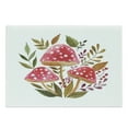 thumbnail image 1 of Nature Cutting Board, Aquarelle Amantias with Autumn Season Foliage and Berries Mushroom Illustration, Decorative Tempered Glass Cutting and Serving Board, Large Size, Multicolor, by Ambesonne, 1 of 1