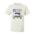 thumbnail image 2 of Wild Bobby, Ford Mustang Country USA 1964 Vintage American License Plate, Cars and Trucks, Men Graphic Tee, White, 3X-Large, 2 of 4