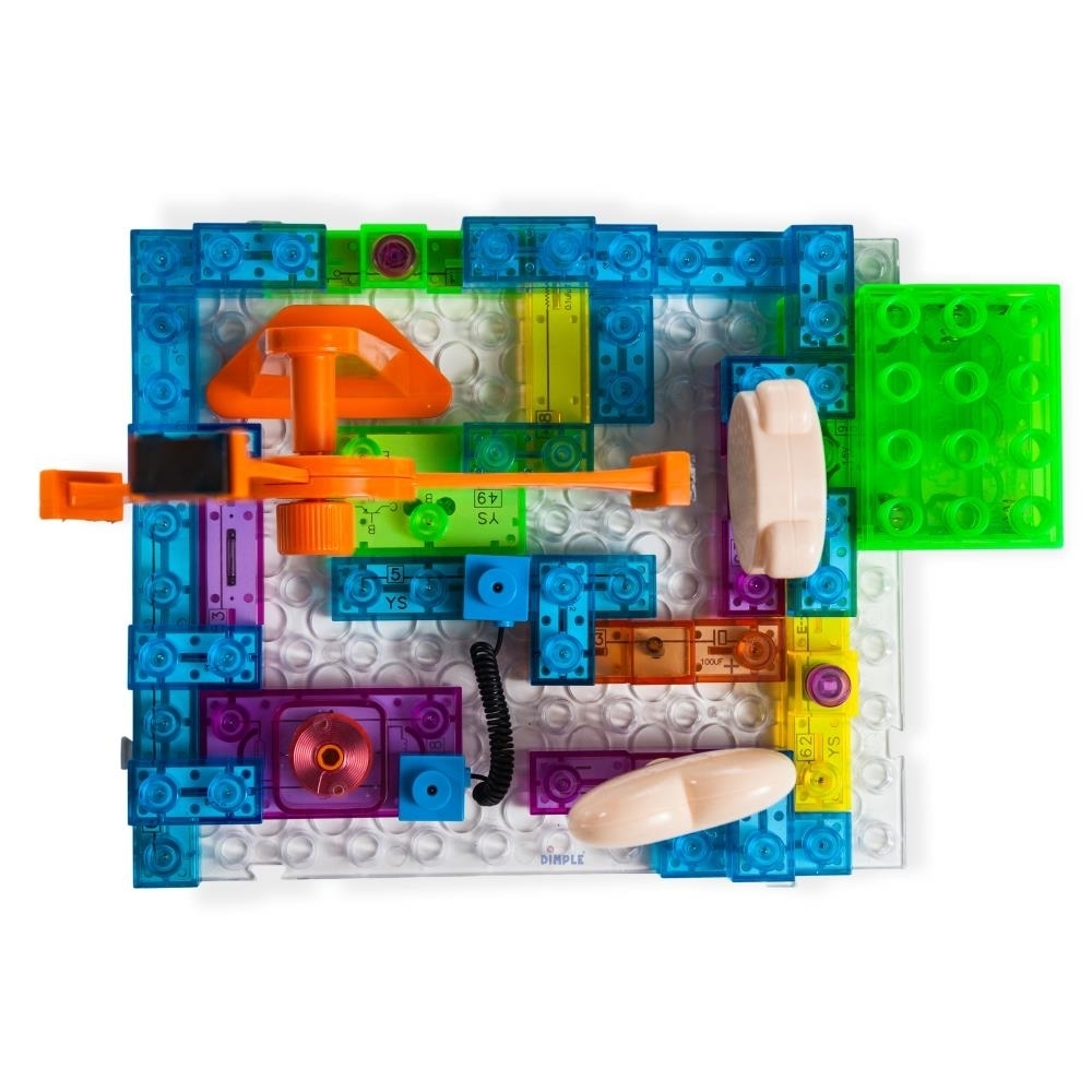 Lectrix Light Up 64 Piece Electronic Building Blocks Set with Circuits - image 2 of 4