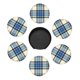 thumbnail image 3 of Posavasos de cuero de 6 piezas, posavasos de tartán del clan Hannay para bebidas, posavasos para tazas, regalo de inauguración de la casa, ideal para la decoración del hogar, 3 of 7