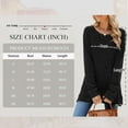 thumbnail image 2 of SHIBEVER Womens Sweaters Tops Black Fall Fashion Long Sleeve Tunic Lightweight Sweaters for Women Tops Dressy Casual Black Pullover Blouse Size M, 2 of 6
