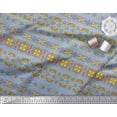 thumbnail image 2 of Soimoi Modal Satin Fabric Stripe & Moroccan Kaleidoscope Print Fabric by Yard 42 Inch Wide, 2 of 3