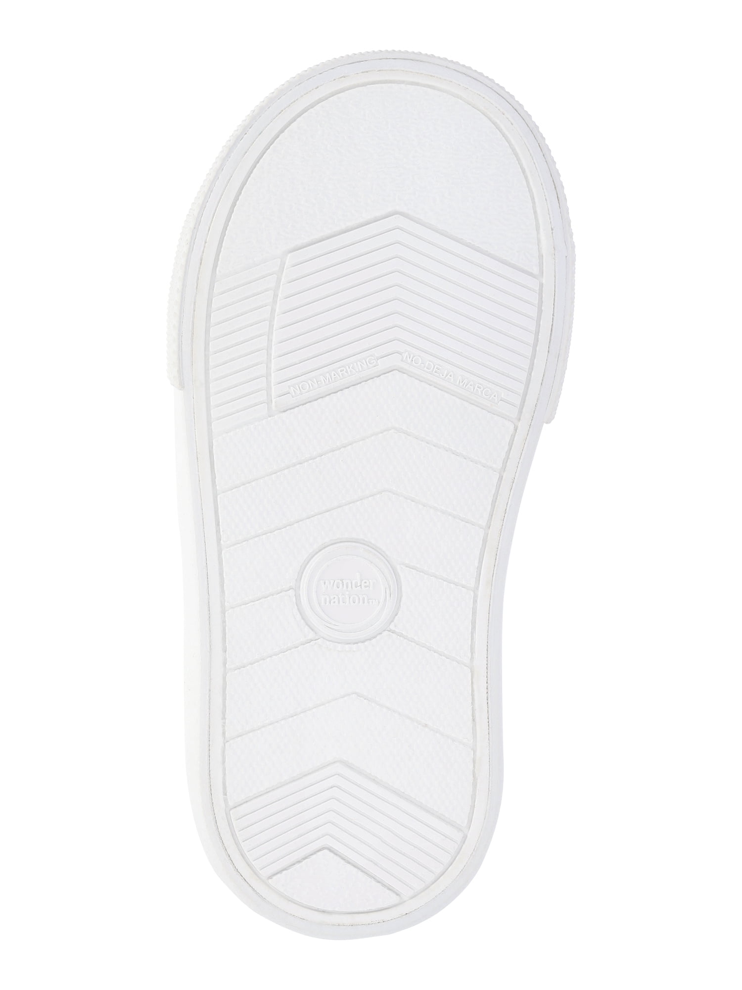 Wonder Nation Toddler Girls Canvas Skate Sneakers