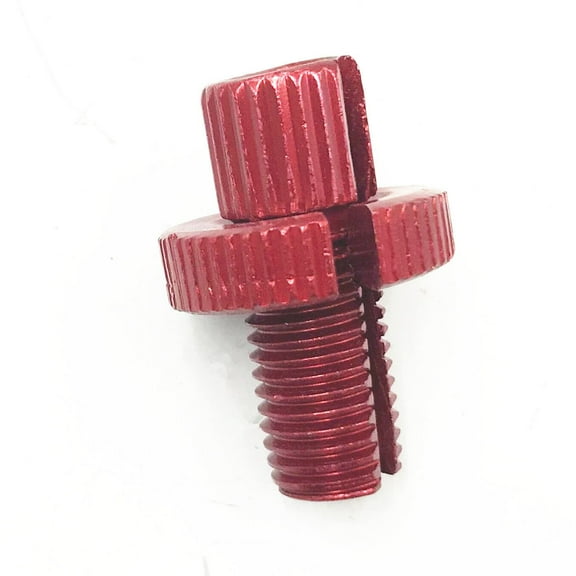Red Universal Motorcycle M10 Clutch Lever Cable Adjuster Kit Bolt Lock Nut CBR