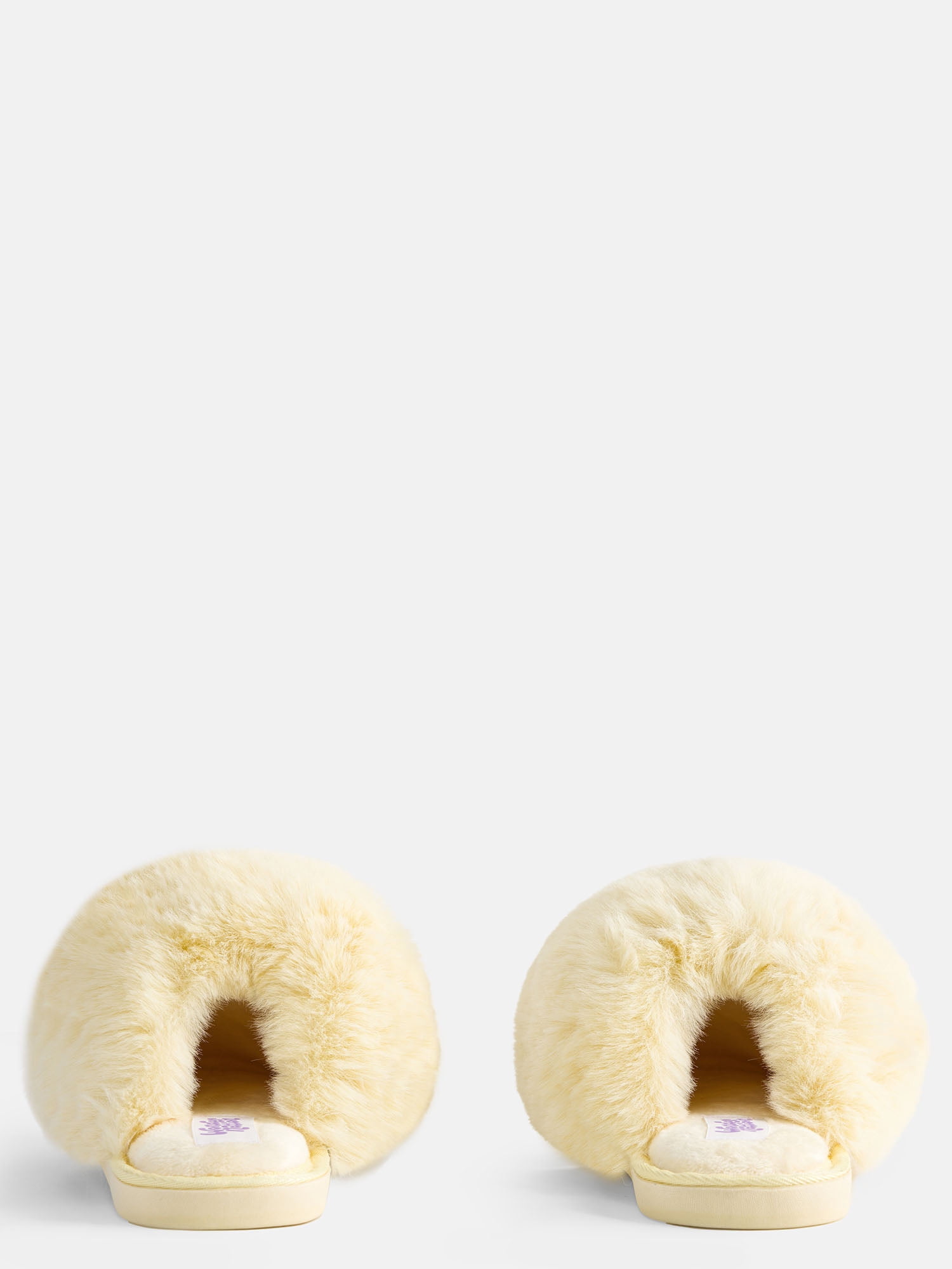 Wonder Nation Toddler, Little & Big Girls Faux Fur Puff Slippers