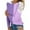 Purple, variant on ATOYSOY Women's Loose Cold Shoulder Tops Fashion Crew Neck Sweatshirts Outwear Color Block Pullover Casual Shirts Lace Crochet Long Sleeve Tees Fall Winter Black L
