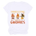 thumbnail image 3 of Ichuanyi Fall Pumpkin Women's Shirt Women Graphic Tees Funny Cute Short Sleeve Shirt Thanksgiving Halloween Gift Tops, 3 of 5