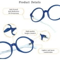 thumbnail image 4 of LifeArt Kid Blue Light Blocking Glasses, Filter 85% of Harmful Blue Light, Anti Eyestrain and Blurry, Computer Glasses(Blue), 4 of 5