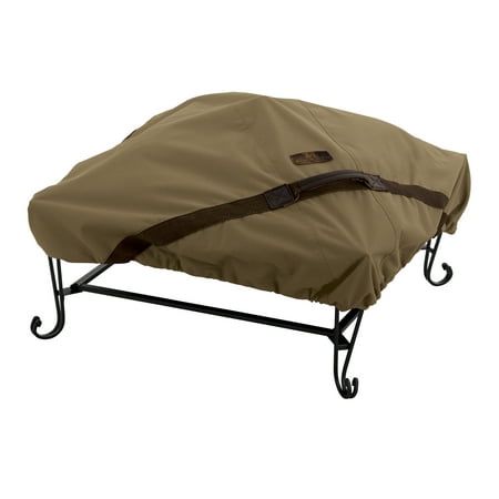 UPC 052963014020 product image for Classic Accessories Hickory Water-Resistant 40 Inch Square Fire Pit Cover | upcitemdb.com