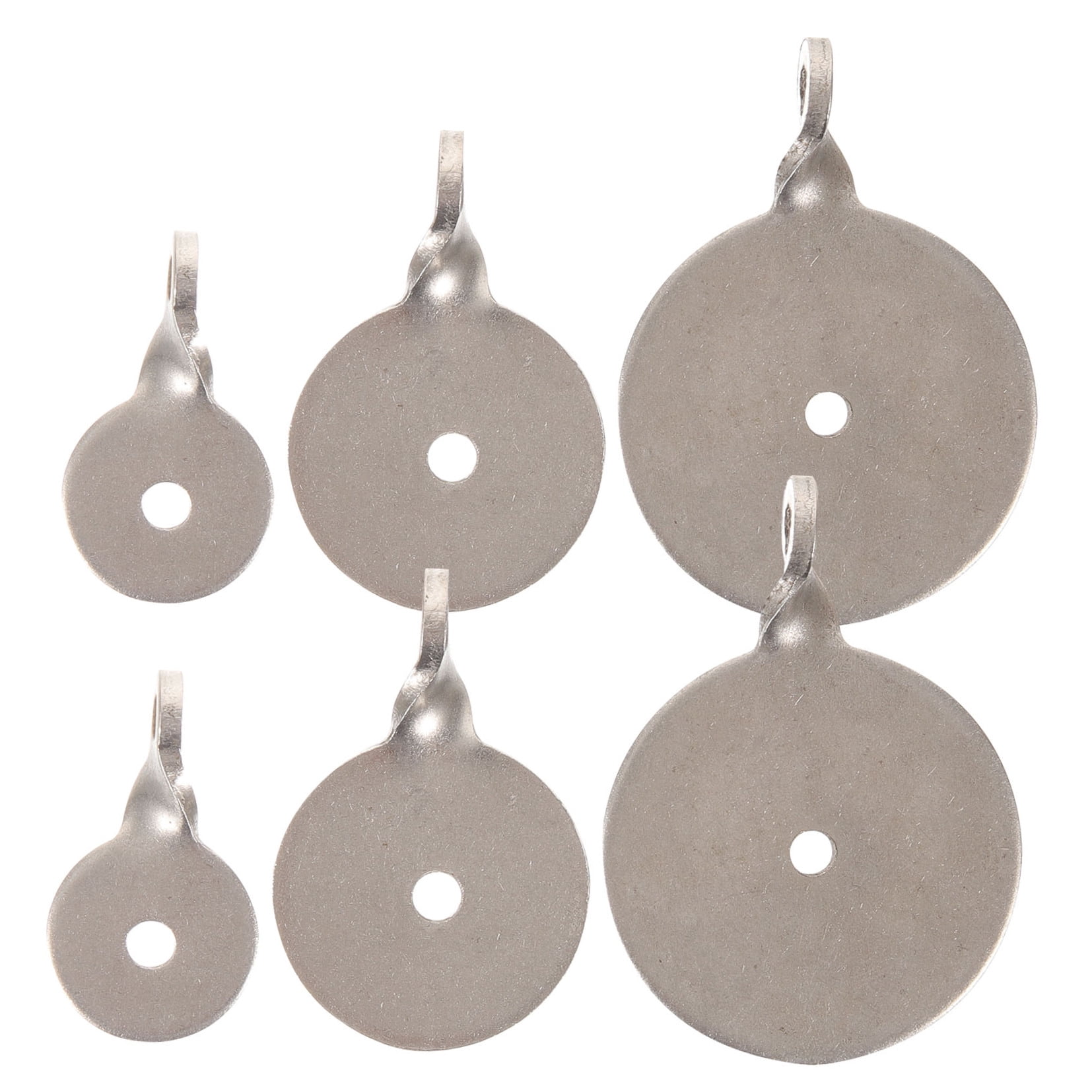 Hemobllo 6pcs Steel Gong Target Hanger Archery Target Stainless Steel Circular Outdoor Shooting