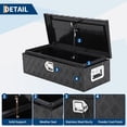 thumbnail image 3 of BeesClover sous-Corps Camion Tool Box Aluminium Robuste Remorque Tool Box pour Lit de Camionnette, 3 of 8