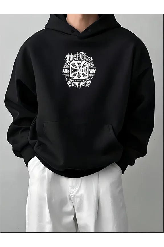 West Coast Choppers Casual Cozy Pullover Hoodie Shirt for Men & Women, up to Size 5XL