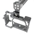 thumbnail image 1 of 3 juegos de soportes adaptadores de aluminio para zapata fría de cámara con adaptador de 1/4 para jaula de cámara y zapata de flash., 1 of 5