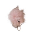 thumbnail image 2 of CC Faux Fur Cell Phone Purse Key Chain, Pink, 2 of 2