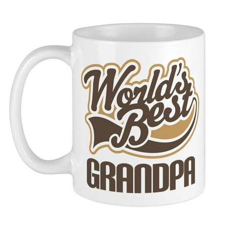 CafePress - Worlds Best Grandpa Mug - Unique Coffee Mug, Coffee Cup
