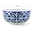 thumbnail image 5 of Mainstays Glazed Blue pattern Stoneware Round Dinner Bowl, 5.5”, 5 of 5
